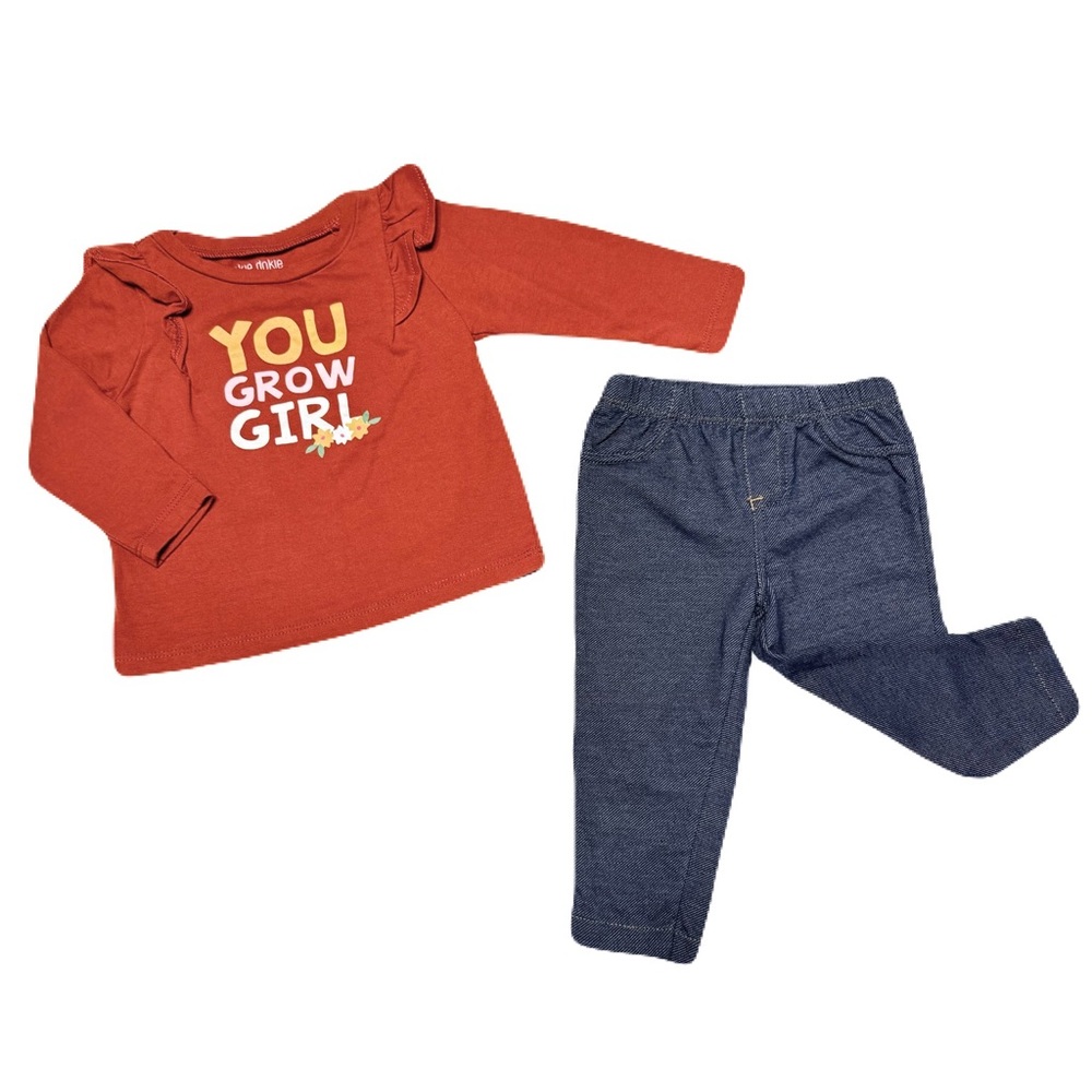 Okie Dokie Shirt & Leggings by Carter's Size 9M